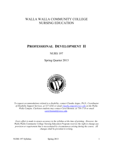 View Syllabus - Walla Walla Community College