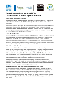 Legal Protection of Human Rights