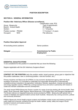 Duty Statement template