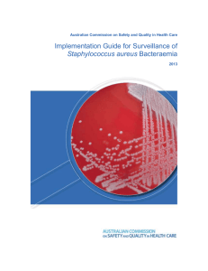 Implementation Guide for Surveillance of Staphylococcus aureus