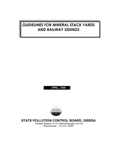 Guideline for mineral stack yard and railway siding_final