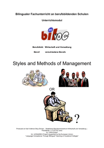 Management Styles - SBSZ