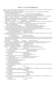 Exam Questions Reference 1 Final