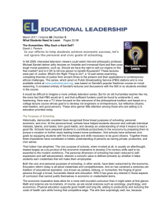 March 2011 | Volume 68 | Number 6 What Students Need to Learn