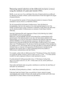 instructions and analyses for milkweed lab