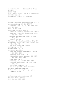 ndex - Perfect Score Project