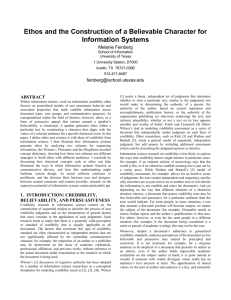 Proceedings Template - WORD