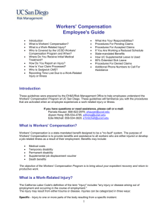 Workers` Compensation: An Employee`s Guide