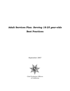 18-25 Year Old Best Practices - Chief Probation Officers of California