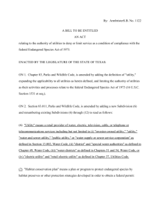 By: ArmbristerS.B. No. 1122 A BILL TO BE ENTITLED AN ACT