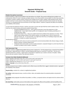 Argument Unit Outline