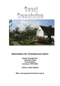 Cremations - Gwent Crematorium