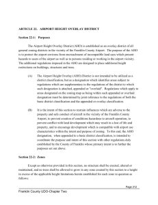 Airport Overlay District