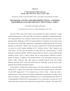 a general equilibrium analysis for west and central africa