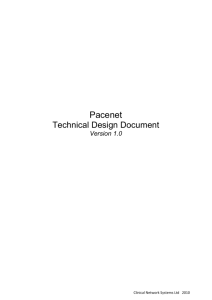 Pacenet Technical Document