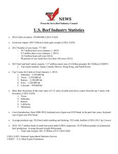 U.S. Cattle Statistics - Iowa Beef Industry Council