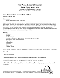 Redox Chemistry - The Young Scientist Program