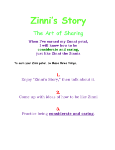 3. Zinni - considerate and caring