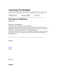 American Psychologist - Michigan State University