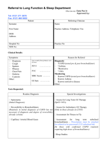Lung function and sleep department referral form for GP use (Word