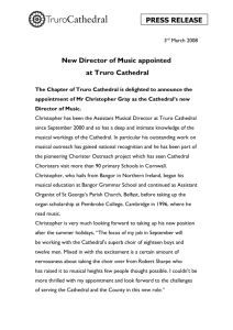 New Director of Music appointed