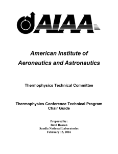 AIAA Info - American Institute of Aeronautics and Astronautics