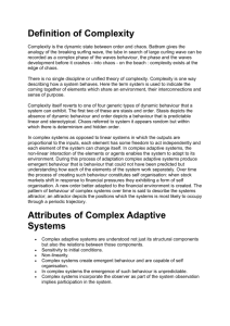 Complexity defined - Health Complexity Group
