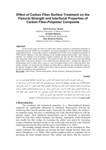 The Effects of Surface Treatment on the Mechanical Properties of