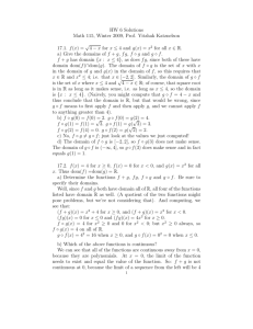HW 6 Solutions Math 115, Winter 2009, Prof. Yitzhak Katznelson