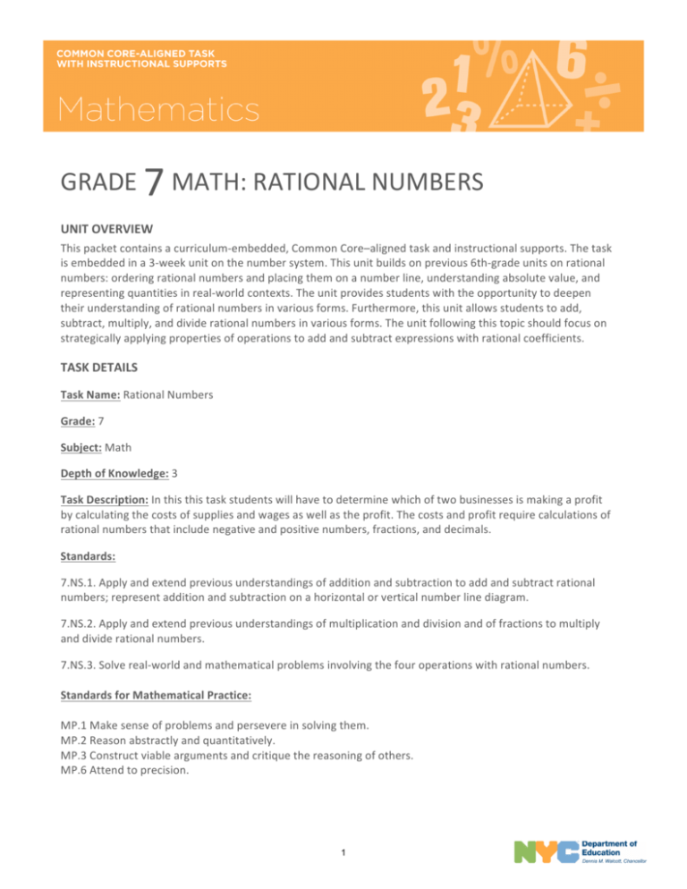 research paper on rational number