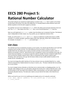 EECS 280 Project 5: Rational Number Calculator