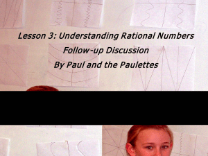 Understanding Rational Numbers