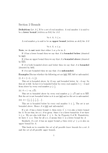 Section 2 Bounds
