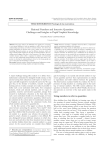 Rational Numbers and Intensive Quantities: Challenges and Insights