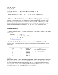 Econ 340, Fall 2011 Problem Set 2 Chapter 3: Questions 1