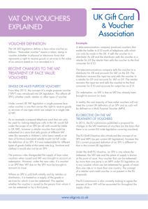 VAT on Vouchers explained - UK Gift Card & Voucher Association