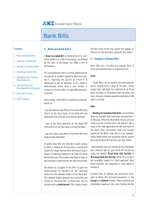 Bank Bills