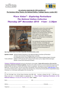 “Face Value” – Exploring Portraiture Thursday 26th November 2015