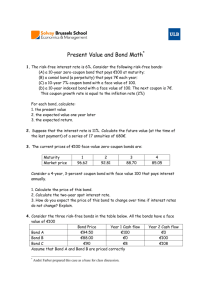 Present Value and Bond Math