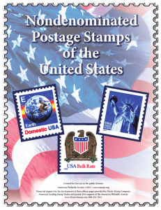 Nondenominated Postage Stamps of the United States