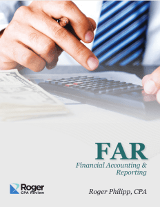 Roger Philipp, CPA Financial Accounting & Reporting