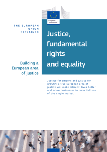 Justice, fundamental rights and equality