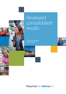 Reviewed consolidated results