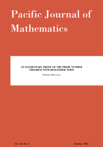 An elementary proof of the prime number theorem with remainder term