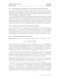 15.1 The Riemann zeta function and the Prime Number Theorem