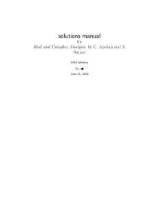solutions manual