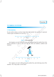 NUMBER SYSTEMS