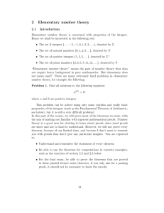 2 Elementary number theory