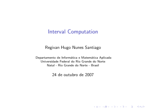 Interval Computation - Informatik - FB3
