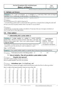 Arithmetic